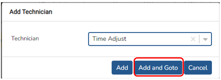 Work Order Labor Time Adjustments